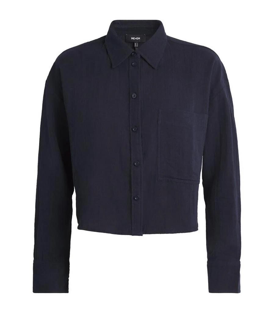 ME+EM Cotton Cropped Shirt 1