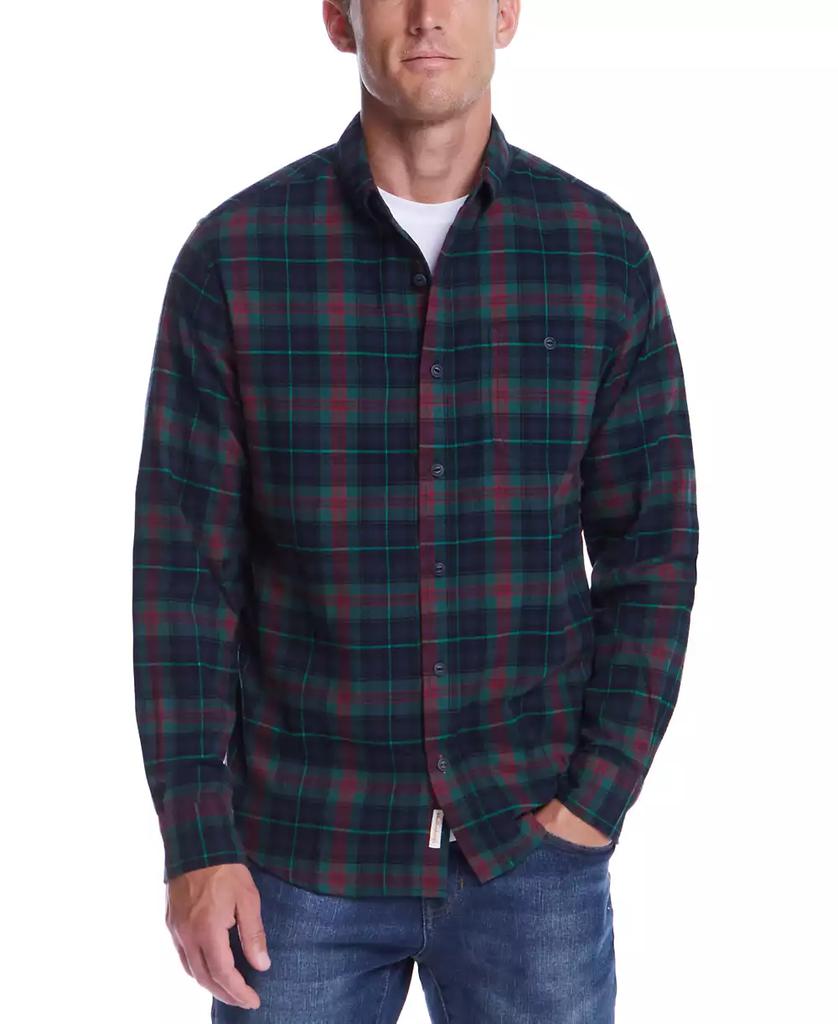 Weatherproof Vintage Men's Plaid Flannel Shirt