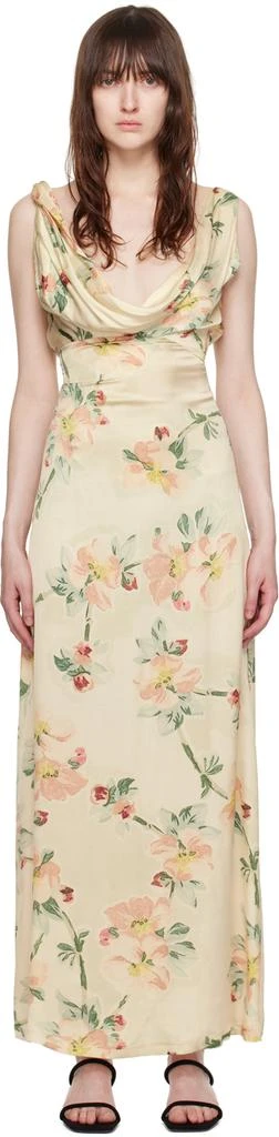 off shoulder dress Dahla Blue Off The Shoulder Maxi Dress - US 16