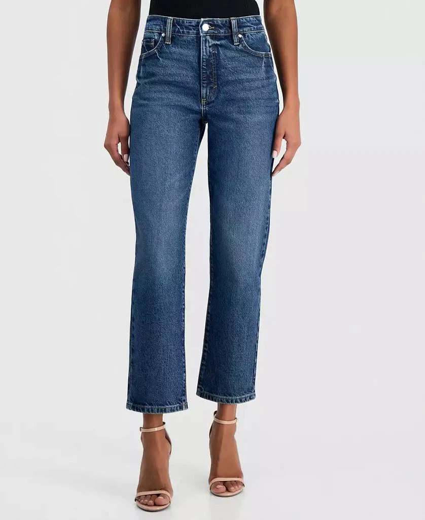 INC International Women's High-Rise Straight Ankle Jeans, Macy's Exclusive