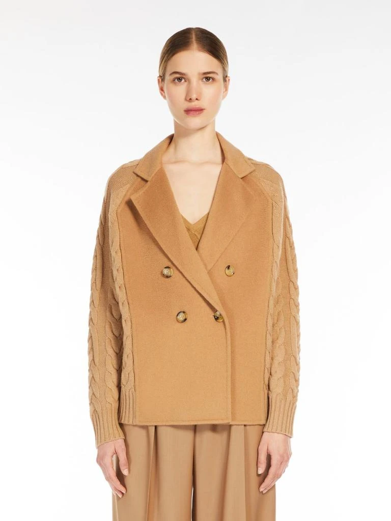 Max Mara Wool and cashmere pea coat 8