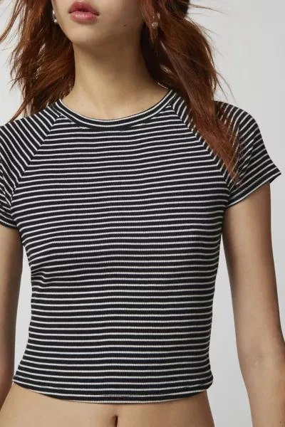 Urban Renewal Urban Renewal Remnants Striped Raglan Baby Tee 2