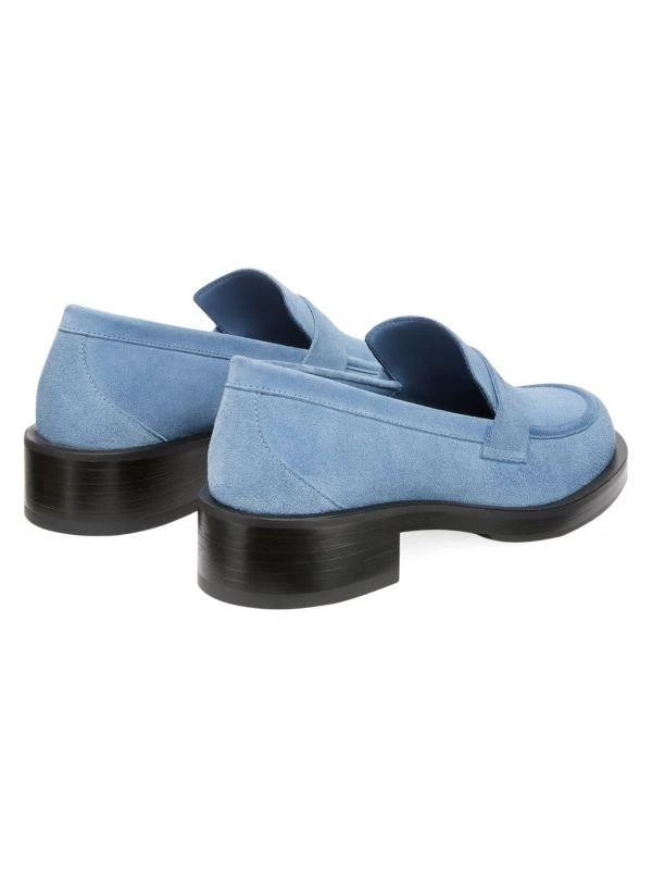 Stuart Weitzman Palmer Bold 40MM Suede Loafers 3