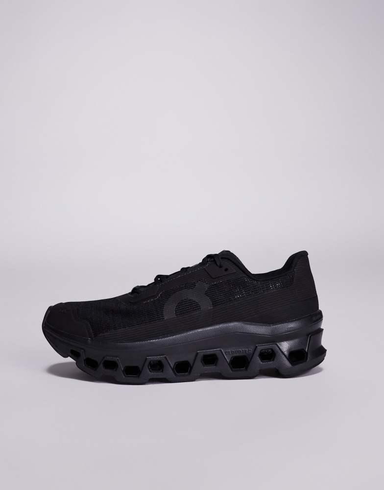 ON RUNNING ON Cloudmonster Void running trainers in black