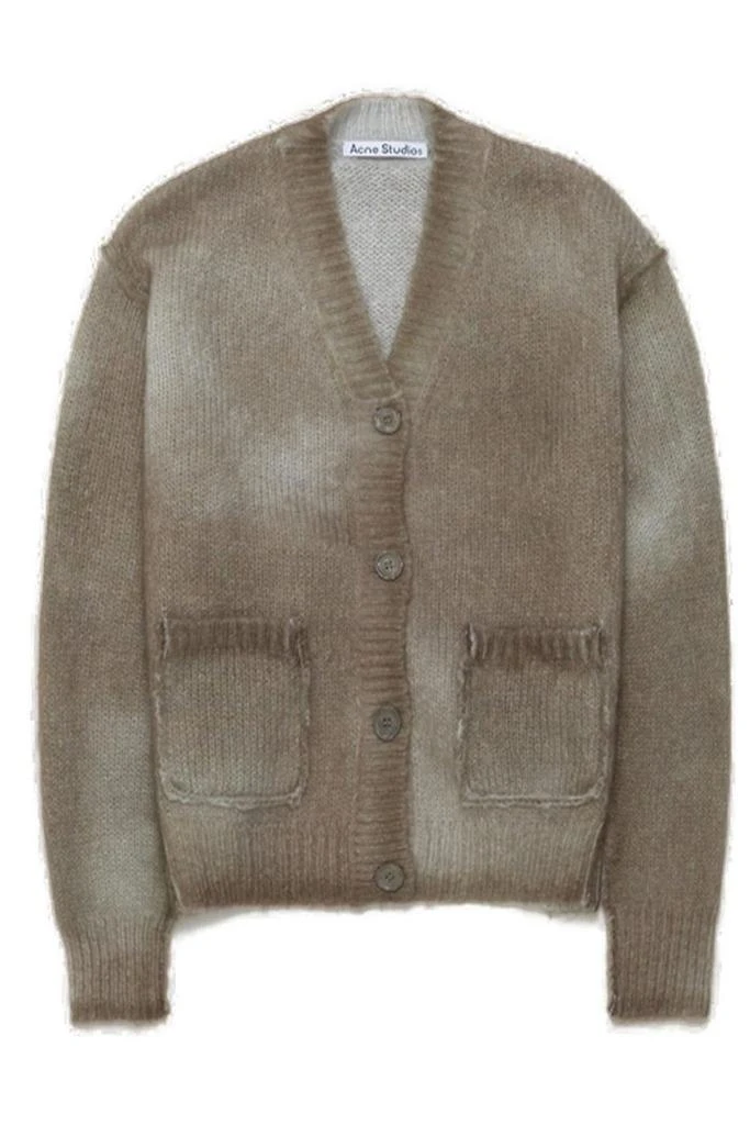 Acne Studios Acne Studios Sprayed Finish V-Neck Cardigan 1