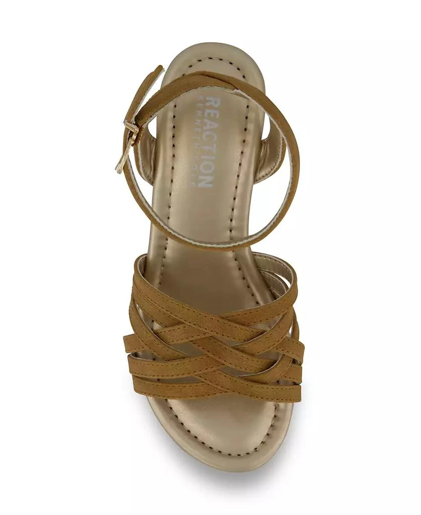 Kenneth Cole Little Girls Anastasia Bella Strap Wedge Sandals 4