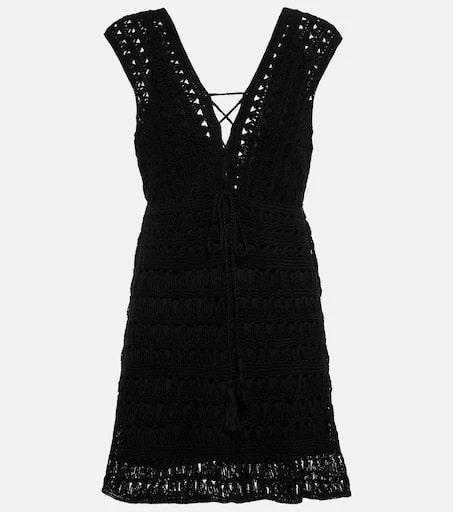 ANNA KOSTUROVA Jennifer crochet cotton minidress 1