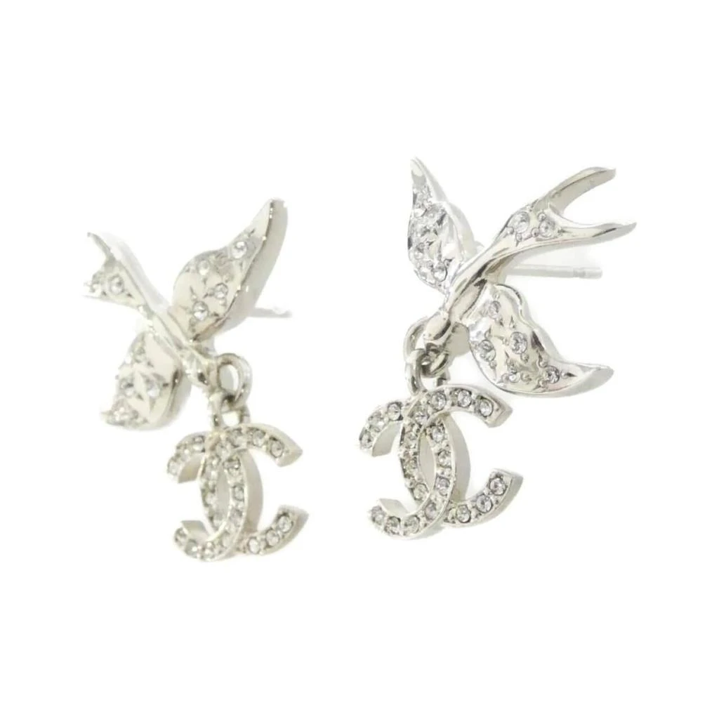 Chanel Clear Stud Earrings (Pre-Owned) 2