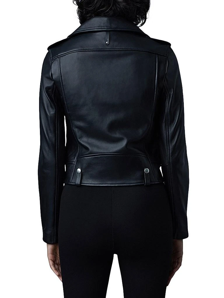 Mackage Baya Lambskin Biker Jacket 5