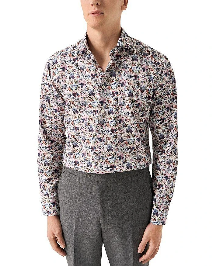 Eton Slim Fit Floral Print Shirt 1