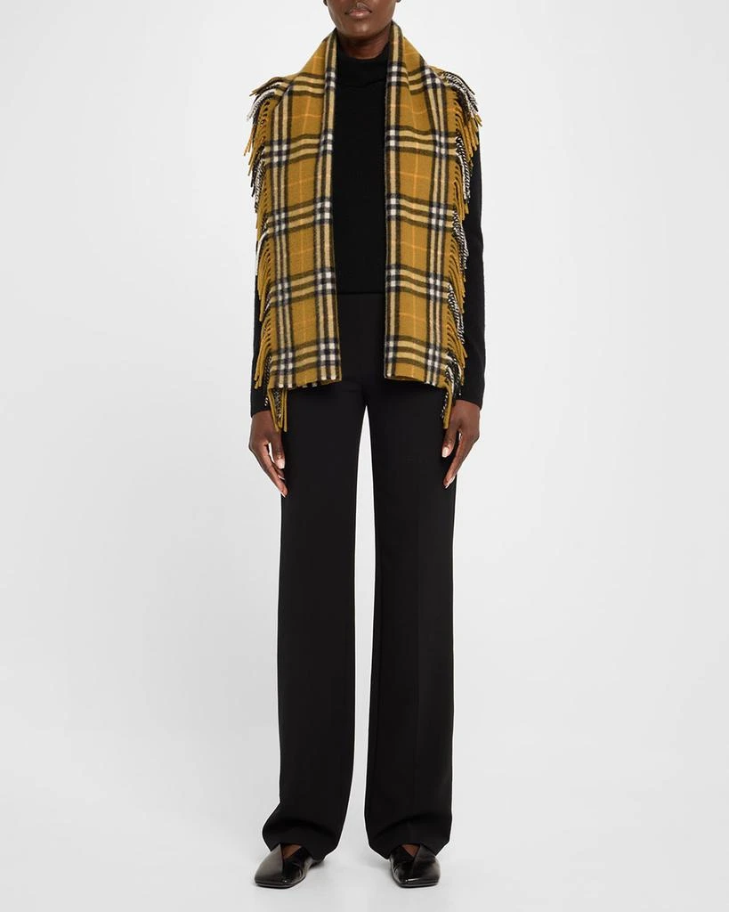 Burberry Check Happy Cashmere Scarf 4