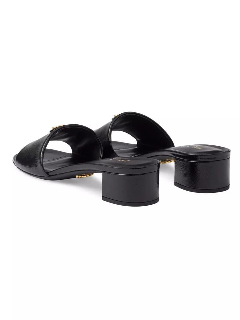 Prada Saffiano Leather Sandals 3