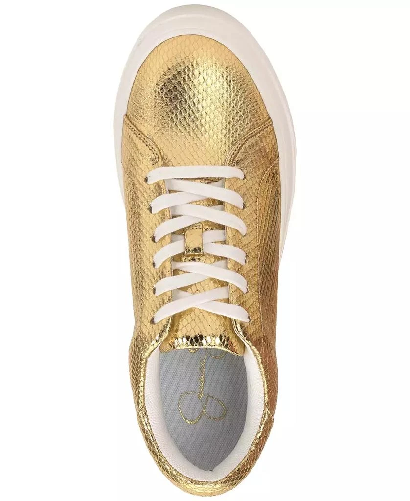 Jessica Simpson Women's Caitrona Lace Up Platform Sneakers 4
