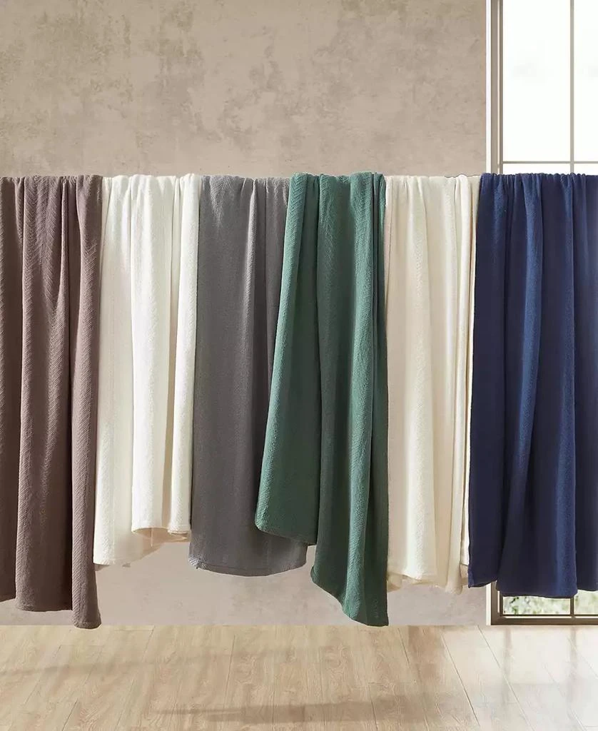 Eddie Bauer CLOSEOUT! Herringbone Solid Blanket 9