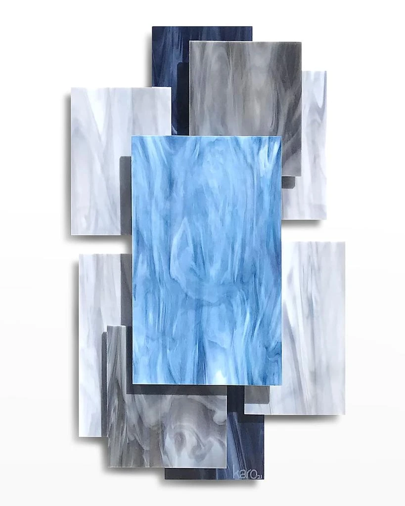 Karo Studios Glass and Metal Wall Sculpture 1