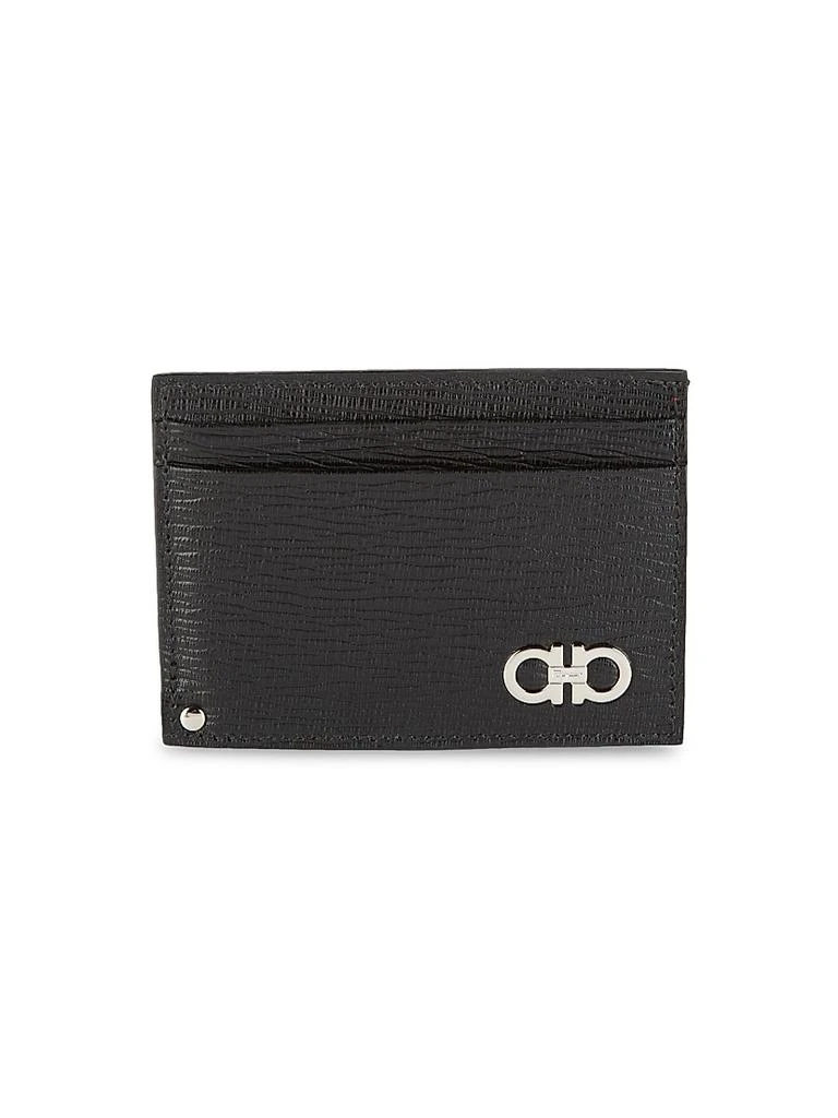 Salvatore Ferragamo Black Textured Case Salvatore Ferragamo Sunglasses Case Only Hardcase Clamshell  main image 2