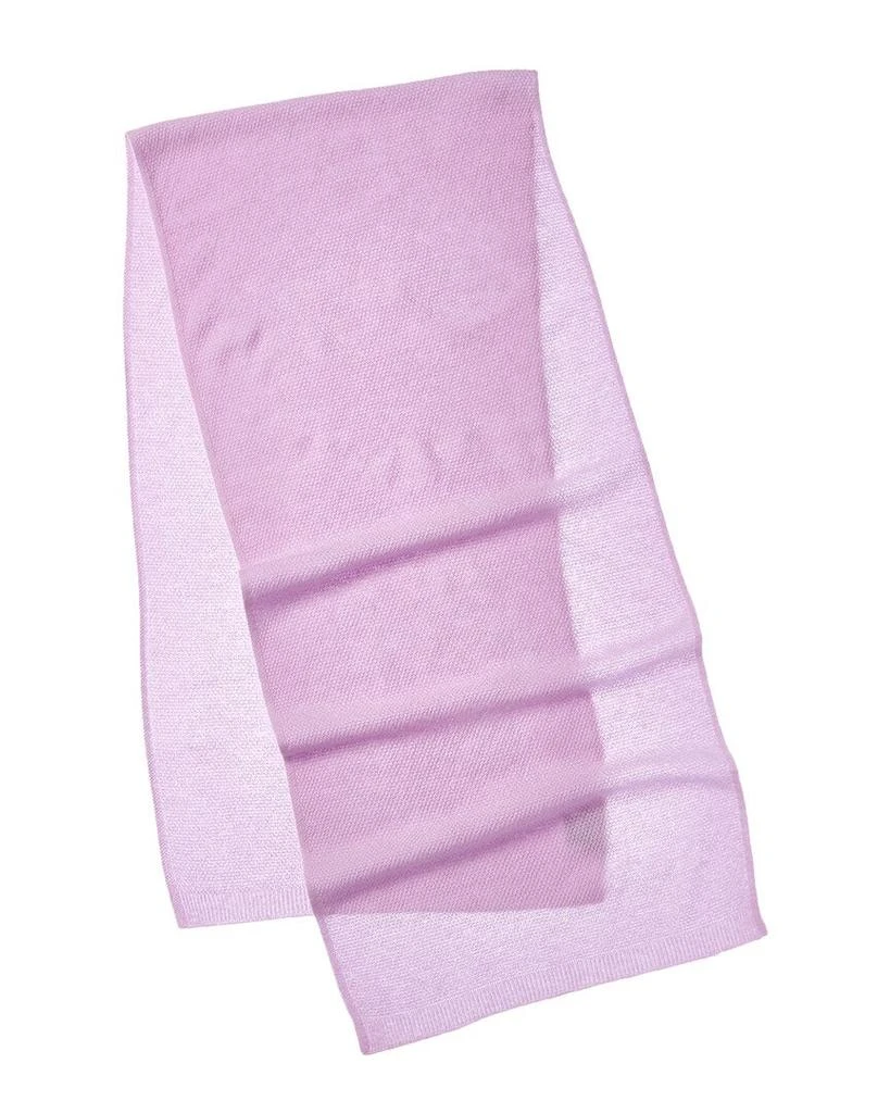 Phenix Lightweight Moss Stitch Cashmere Scarf 2