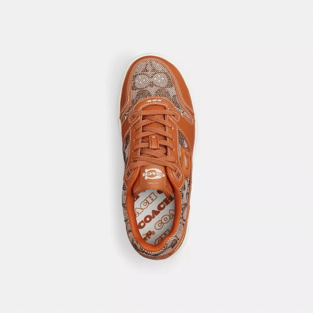 Coach Soho Sneaker In Crystal Signature Jacquard 4