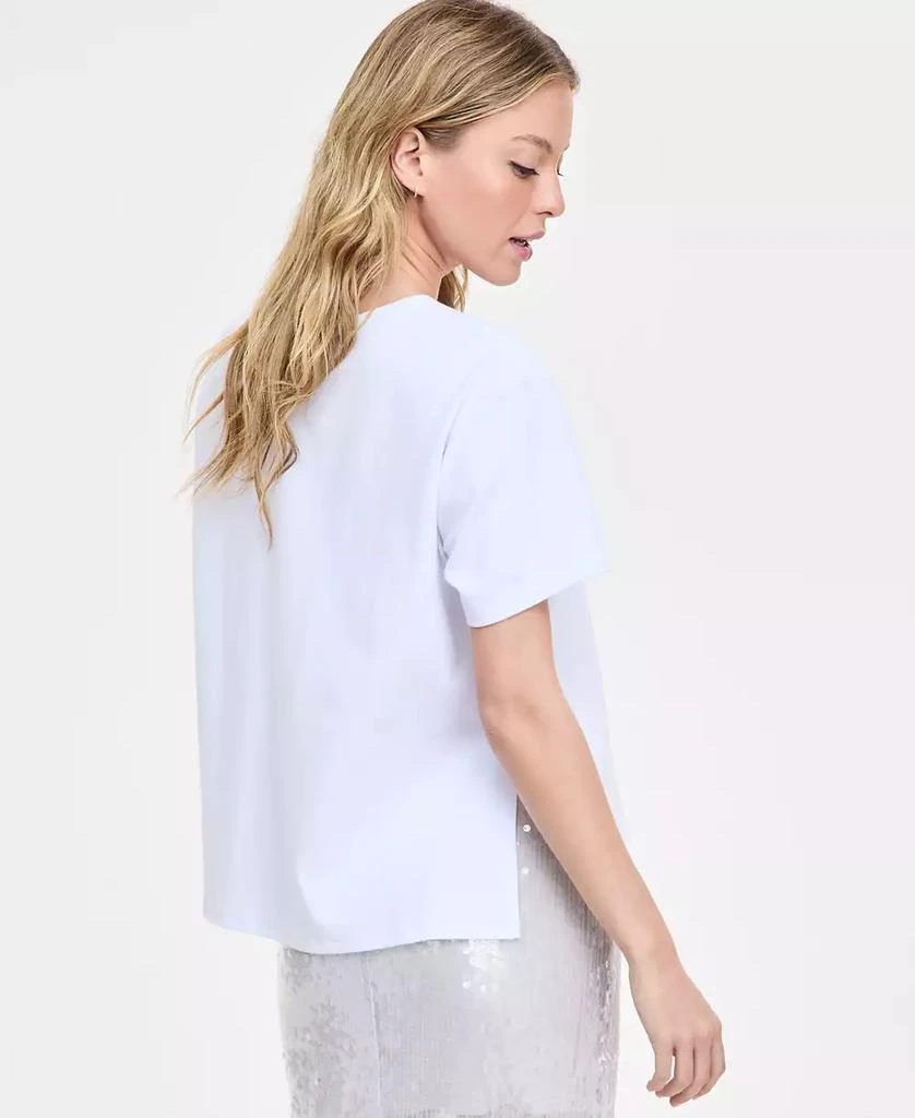 Bar III Women's Bikini Graphic T-Shirt, Exclusively at Macy's 4
