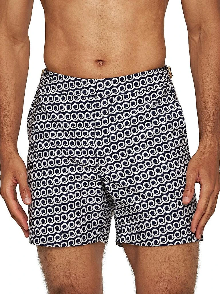 ORLEBAR BROWN Bulldog Jacquard Lacuna Swim Trunks 3