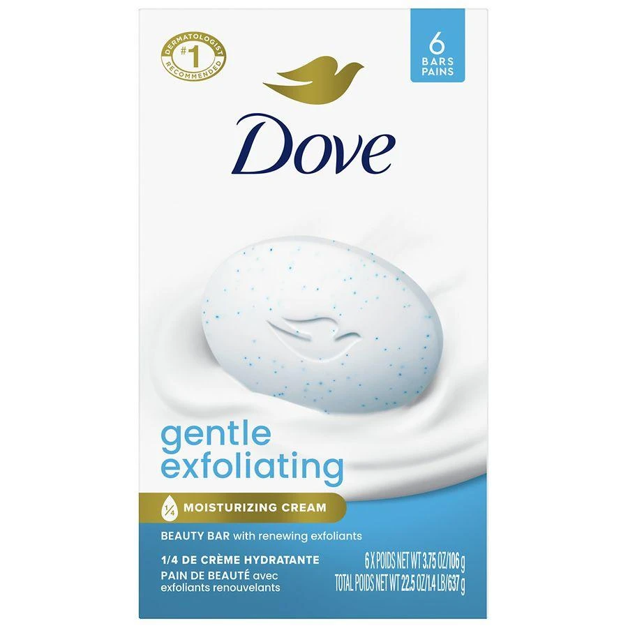 Dove Beauty Bar Gentle Exfoliating With Mild Cleanser Gentle Exfoliating 1