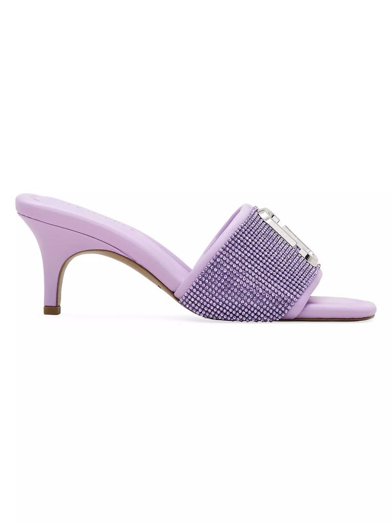 Marc Jacobs 65MM The Rhinestone J Marc Heeled Sandal