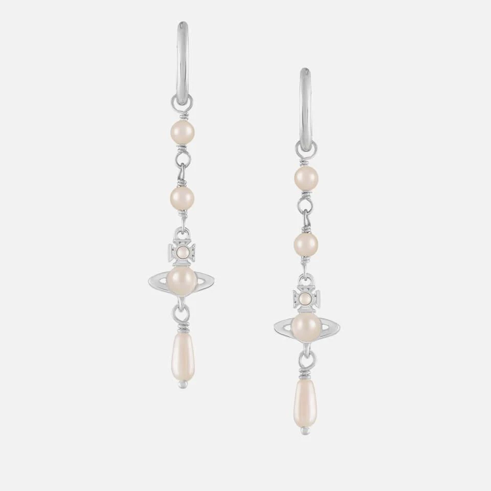 Vivienne Westwood Vivienne Westwood Emiliana Silver-Tone Pearl Drop Earrings 1