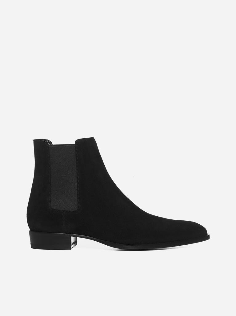 Yves Saint Laurent Suede Chelsea boots