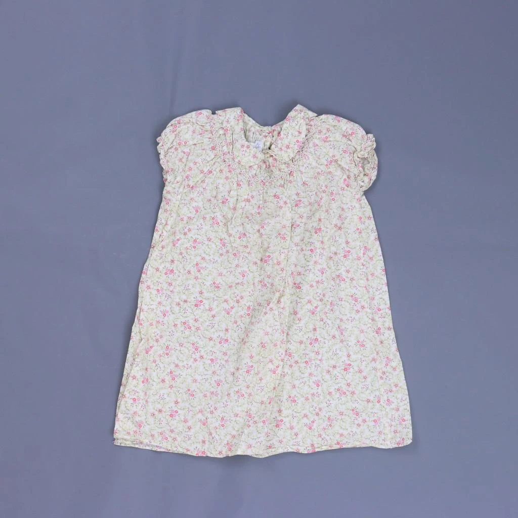 Charabia Girls Pink | Green Dress 1