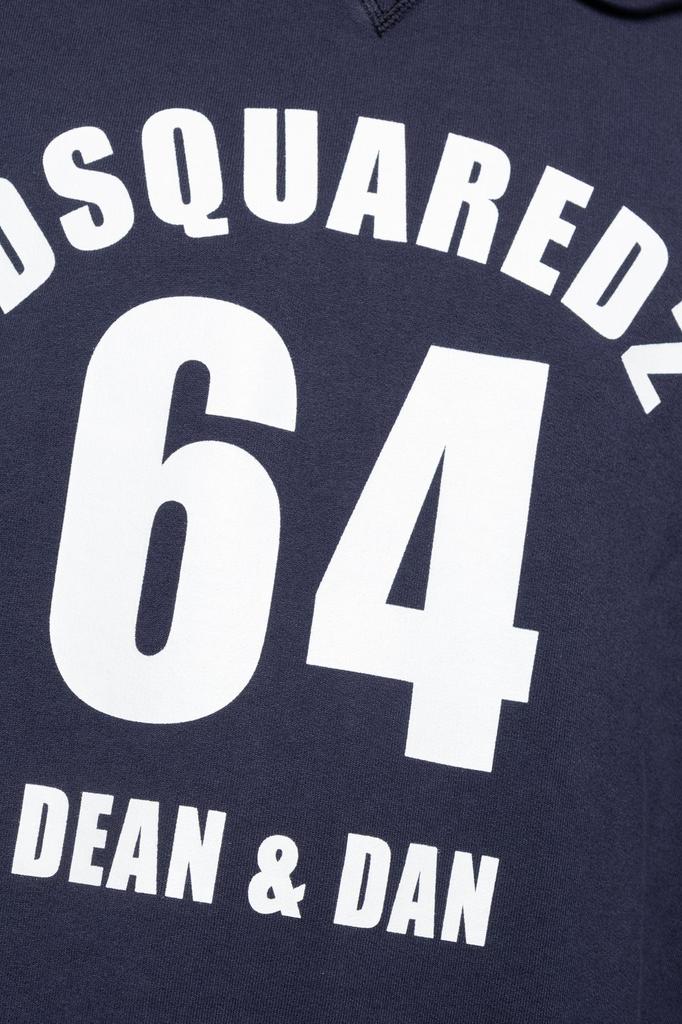 DSQUARED2 Dsquared2 Logo Printed Drawstring Hoodie - Hoodies