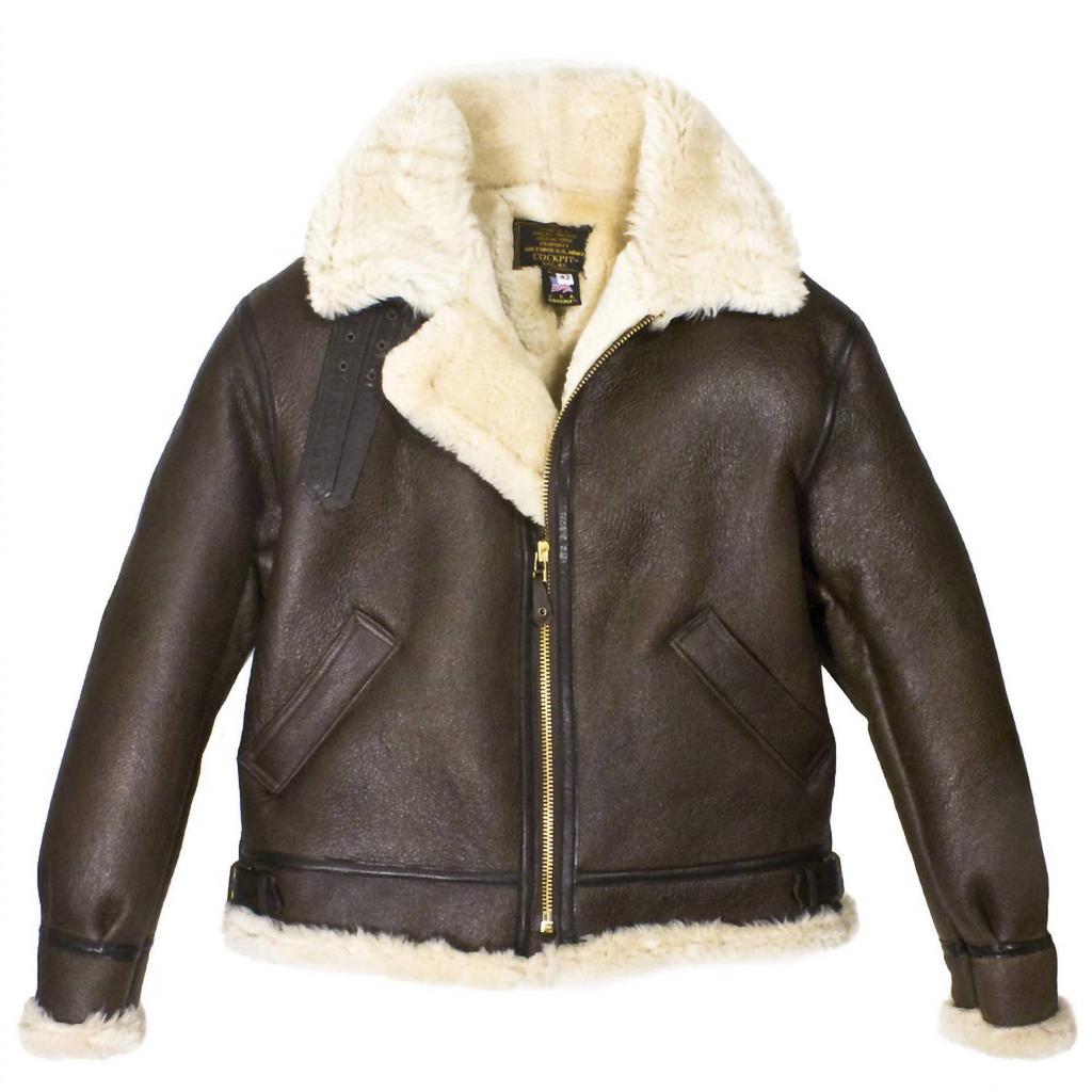 Cloud Nine Cloud Nine - Mens Sheepskin Bomber Coat