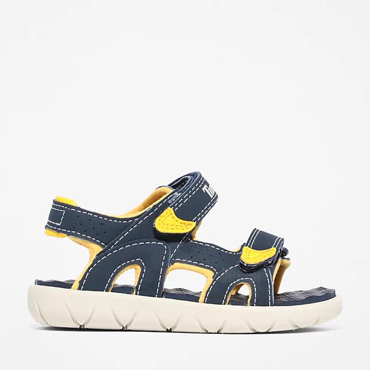 Timberland Perkins Row Double-Strap Sandal for Toddler in Navy