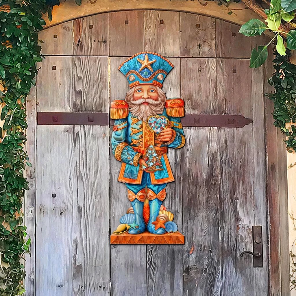 G. Debrekht Coastal Nutcracker Outdoor Door Decor by G. DeBrekht 3