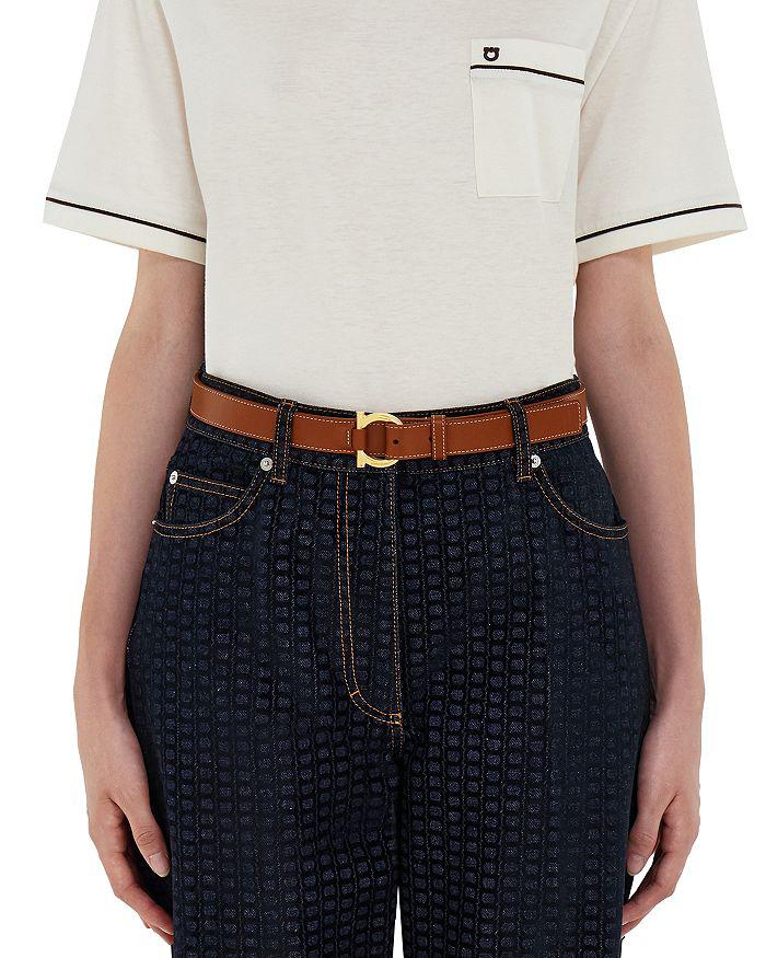 Salvatore Ferragamo Women's Donna Gancini Leather Belt