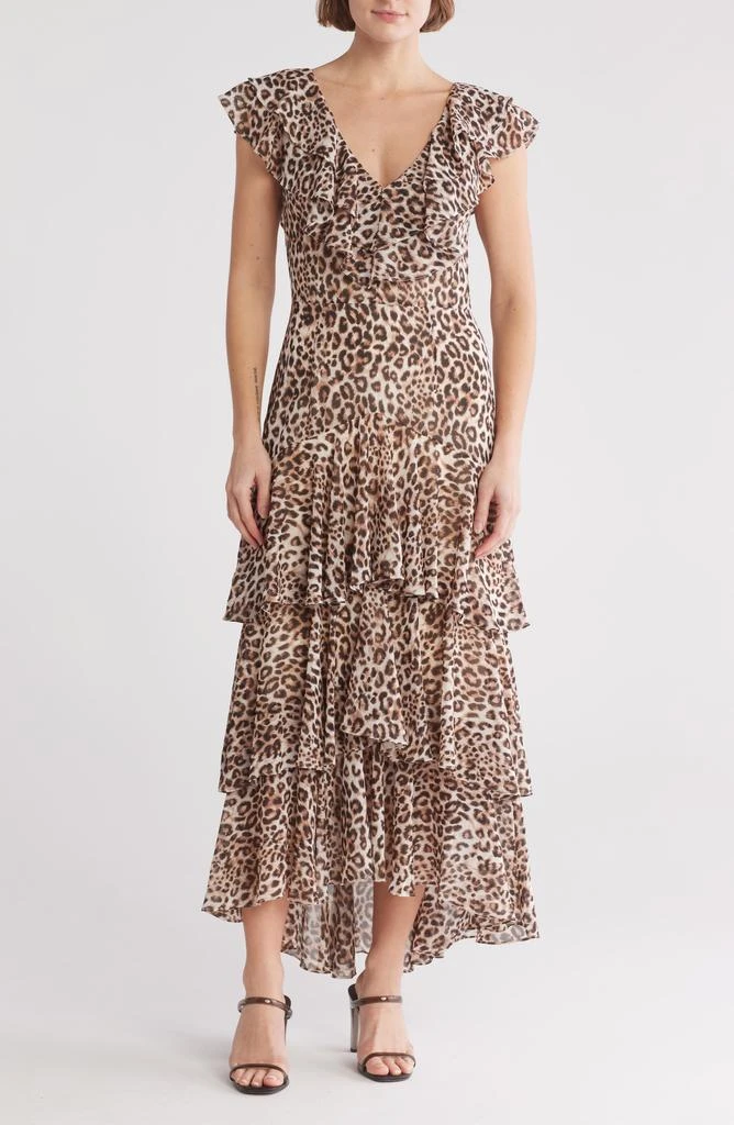 Animal Print Tiered Dress – On Sale Now with Up to 74% Off