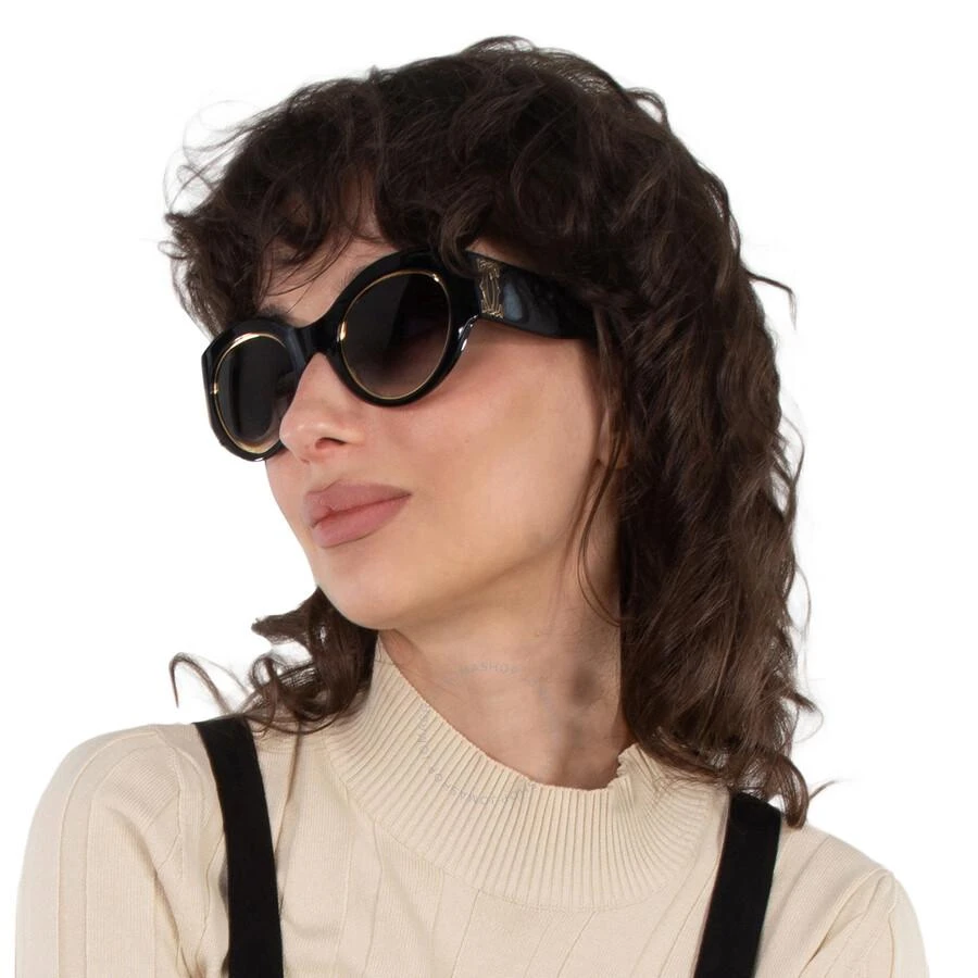 Cartier Cartier C Decor Grey Gradient Oval Ladies Sunglasses CT0305S 001 51 2