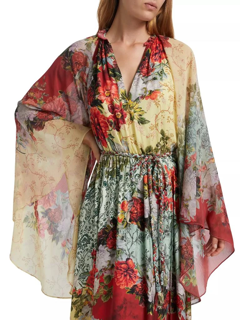 Alice + Olivia Malinda Printed Caftan Dress 6