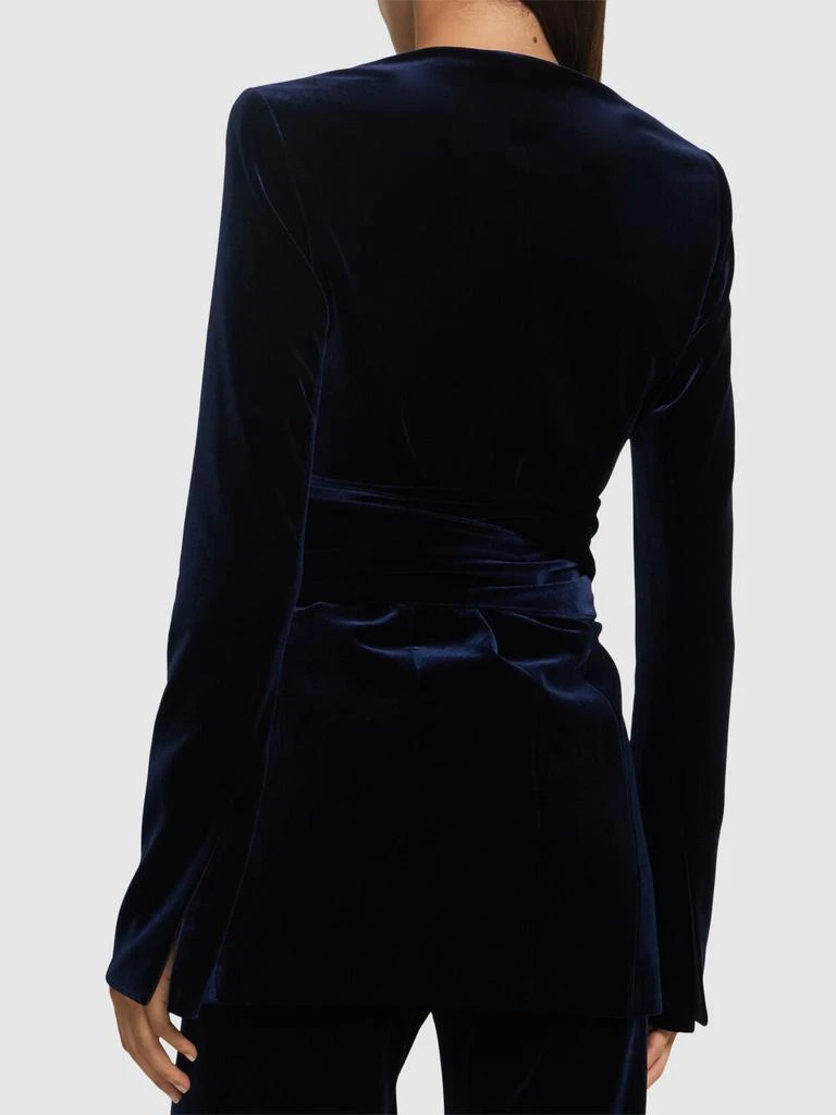 Galvan Winter Sun Velvet Wrap Jacket 2
