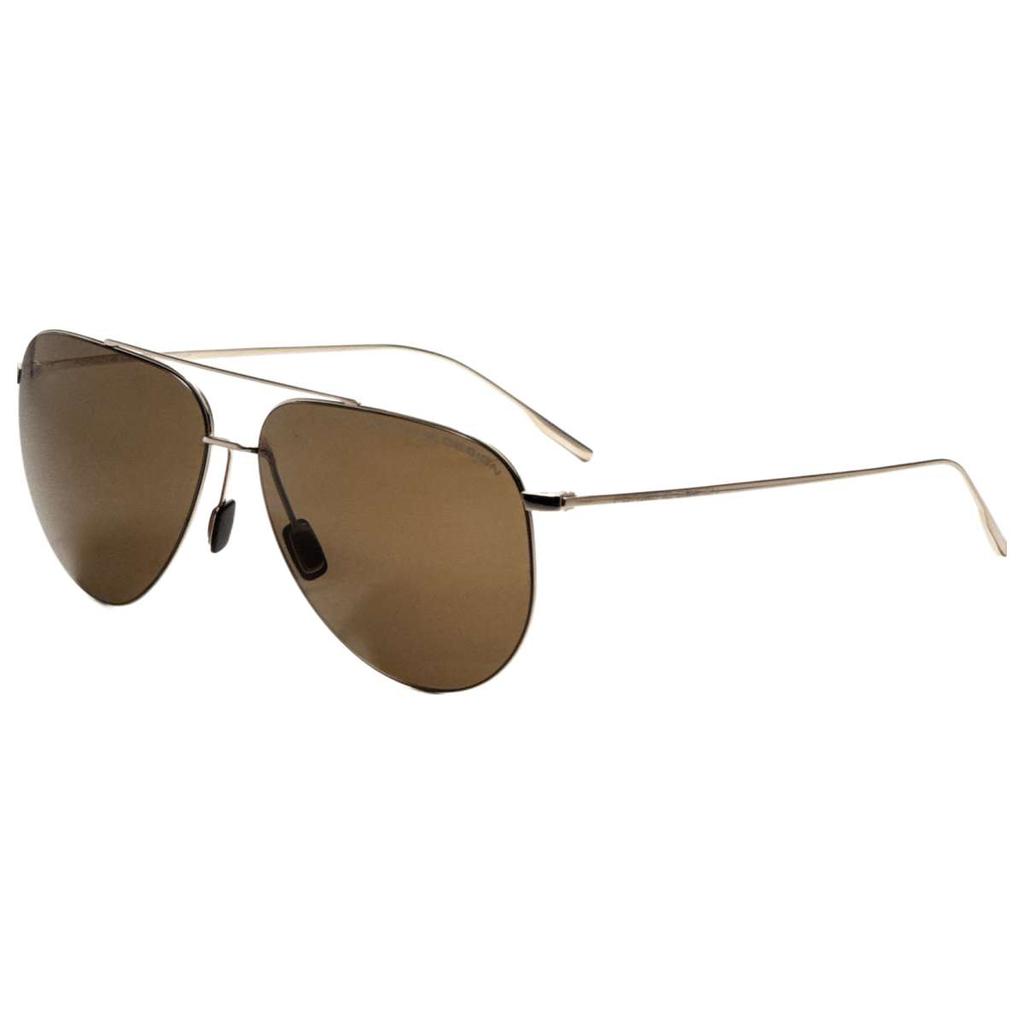 Porsche Design Porsche Design Men's Brown Aviator Polarized Sunglasses