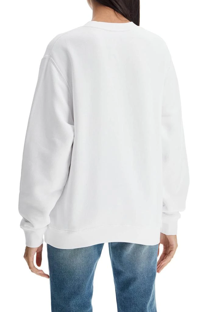 Off-White Crewneck Sweatshirt With 3