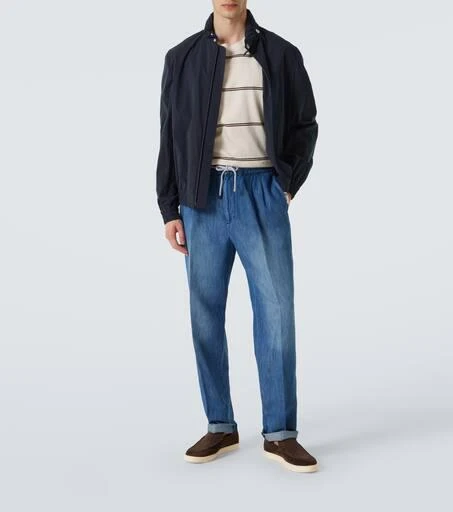 Brunello Cucinelli Faded tapered jeans 2