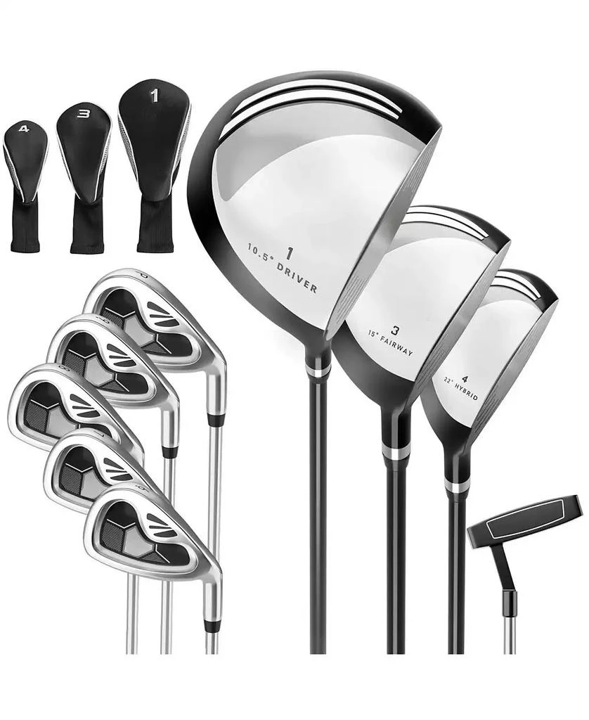SKONYON Men
s 9 Pieces Complete Golf Club Set-Gray