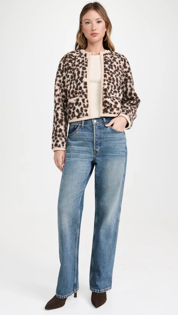 endless rose Leopard Sherpa Jacket 4