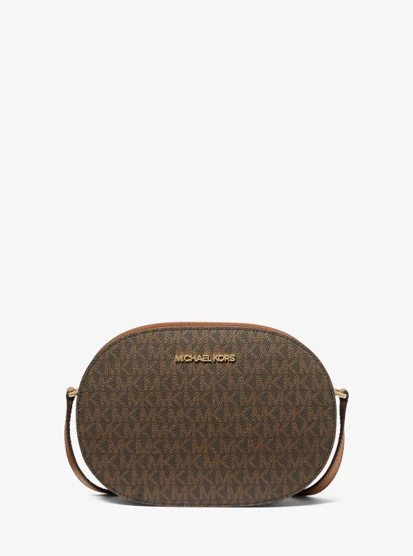Michael Kors Jet Set Travel Medium Signature Logo Crossbody Bag 1
