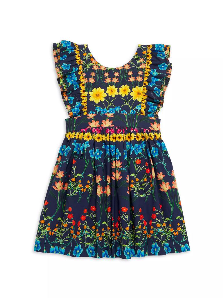 Cara Cara Little Girl's &amp; Girl's Floral Sage Dress