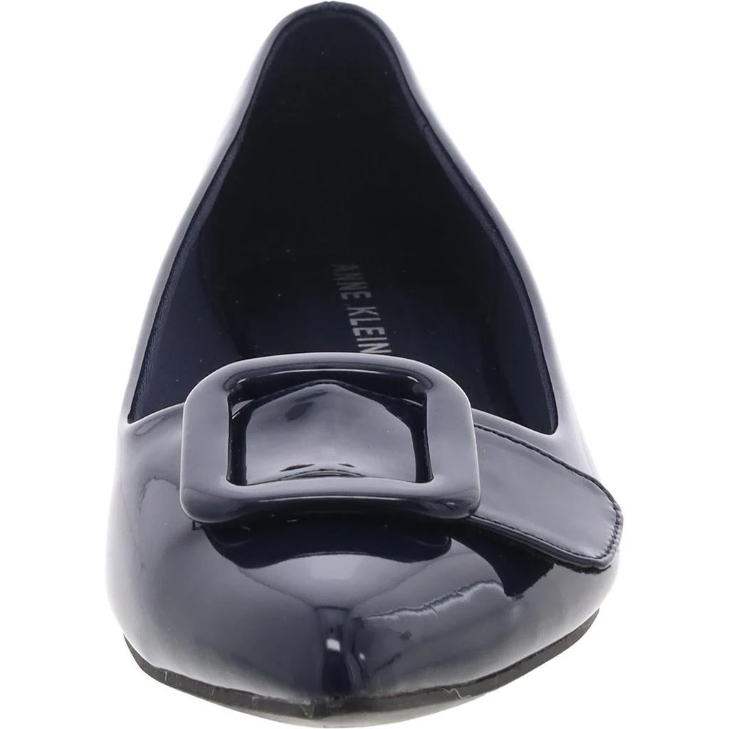 Anne Klein AKKALEA Womens Patent Padded Insole Ballet Flats 2