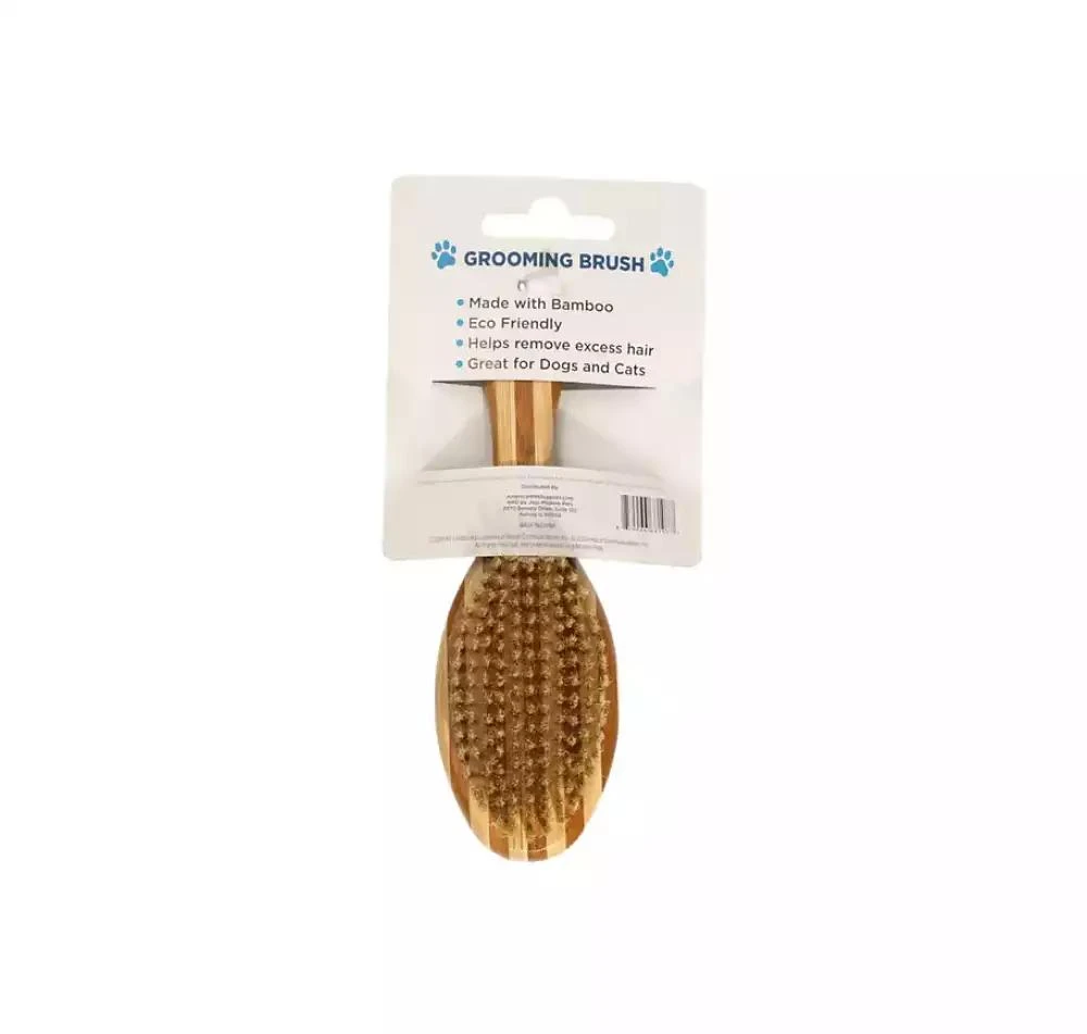 Country Living Dual-Sided Natural Bamboo Wood Dog Brush - Ergonomic, Durable 
Versatile 2
