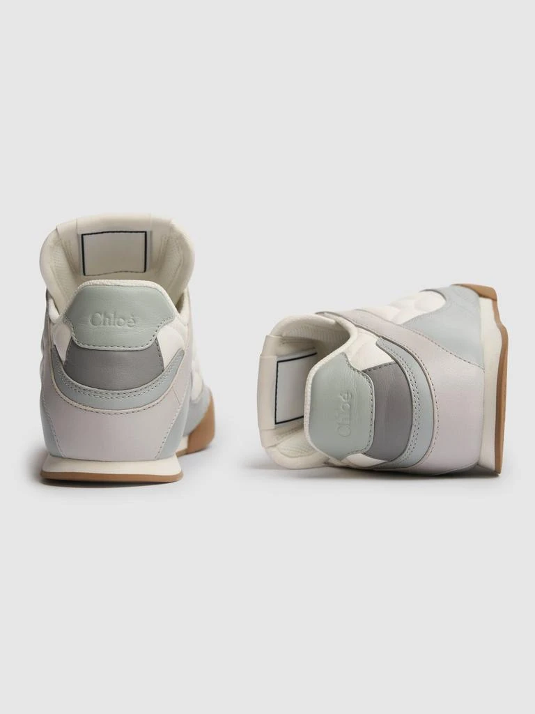 Chloé Kick Lace-up Leather Low Top Sneakers 4