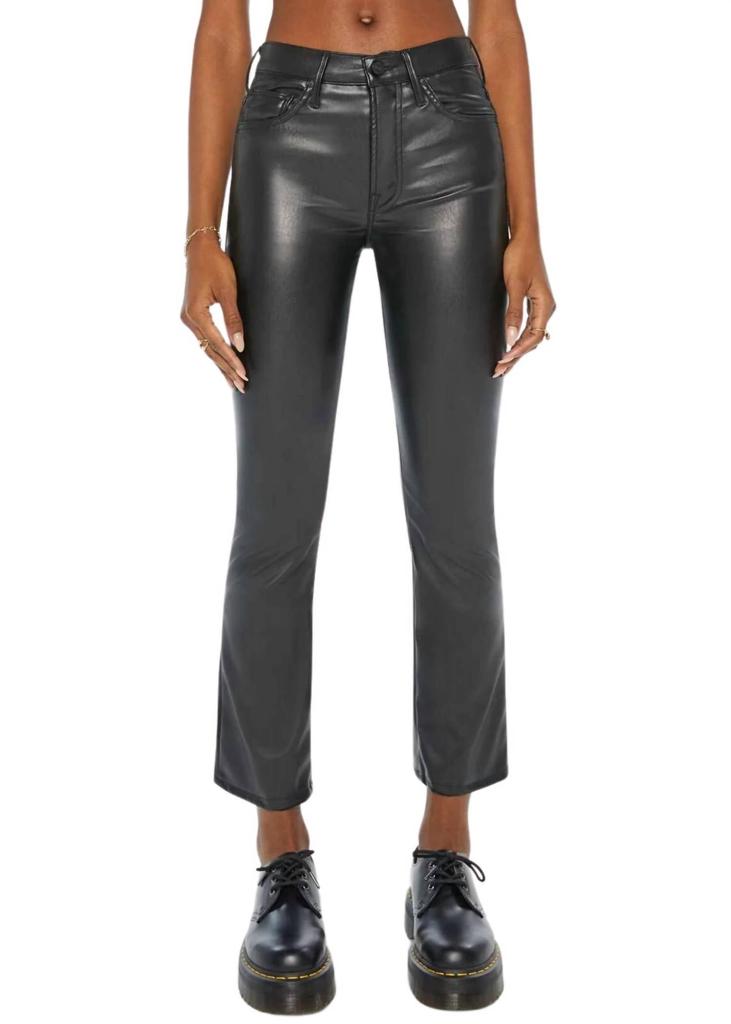 MOTHER Mother - Insider Flood Vegan Leather Pant