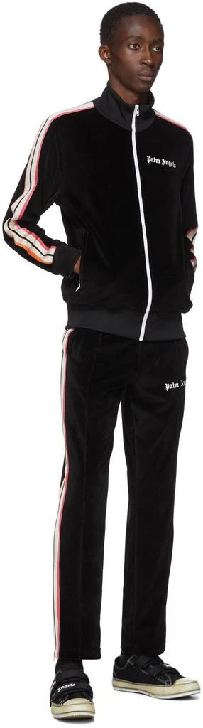 Palm Angels Black Chenille Track Jacket 5